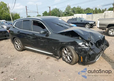 2023 BMW X3 xDrive30I z USA, uszkodzony, nr VIN 5UX53DP00P9P16413